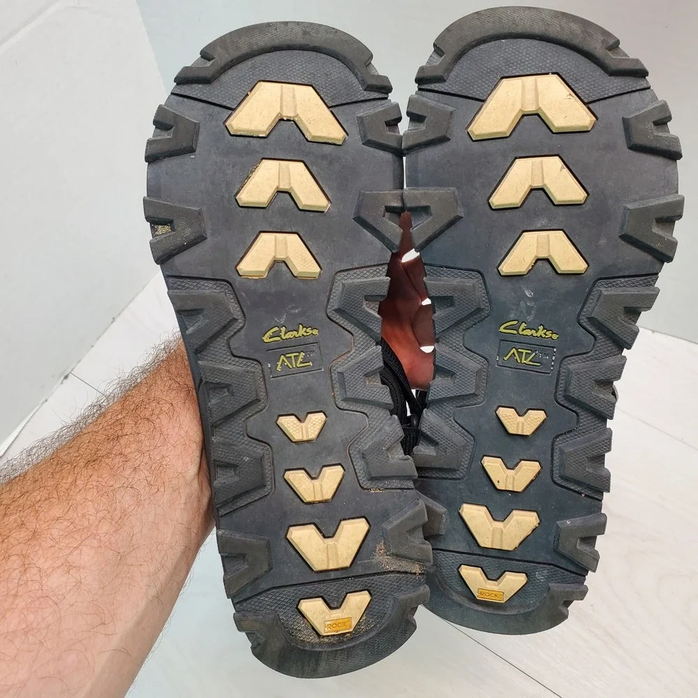 Clarks ATL Trek Sea Black Sport Sandals Wmn 8.5 M Granola Gorpcore Coastal Trail